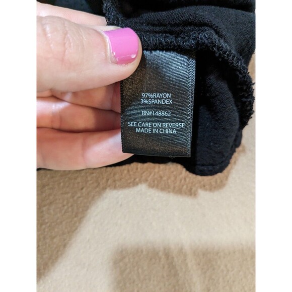 Torrid Women's Fit And Flare Jacquard Button-Front Tank Black size 2 - Picture 5 of 9